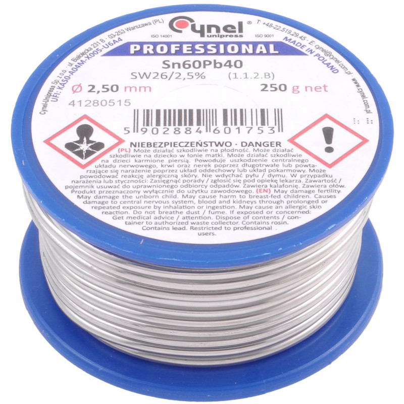 Cyna 2,5mm 250g Cynel