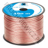 Kabel głośnikowy przezroczysty CCA 2x0,35mm² 100m