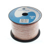 Kabel głośnikowy przezroczysty CCA 2x0,35mm² 100m
