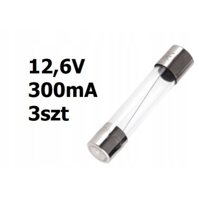 Żarówka osiowa 12,6V DC 0,3A 31mm 3szt