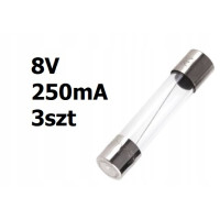 Żarówka osiowa 8V DC 0,25A 31mm 3szt