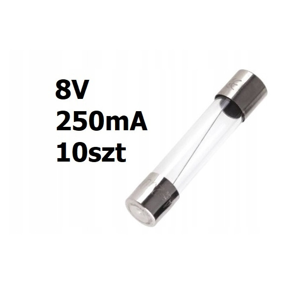 Żarówka osiowa 8V DC 0,25A 31mm 10szt