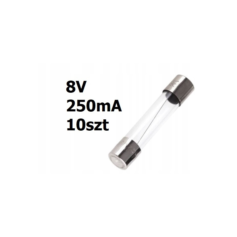 Żarówka osiowa 8V DC 0,25A 31mm 10szt