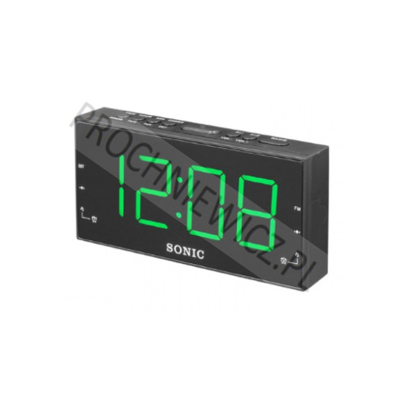 Radiobudzik sieciowo-bateryjne AM, FM Sonic CR-3155