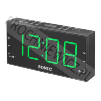 Radiobudzik sieciowo-bateryjne AM, FM Sonic CR-3155