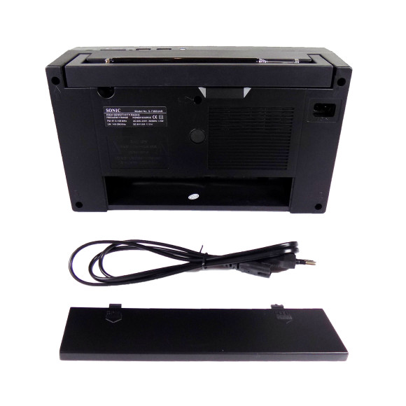 Radiobudzik sieciowo-bateryjne AM, FM Sonic CR-3155