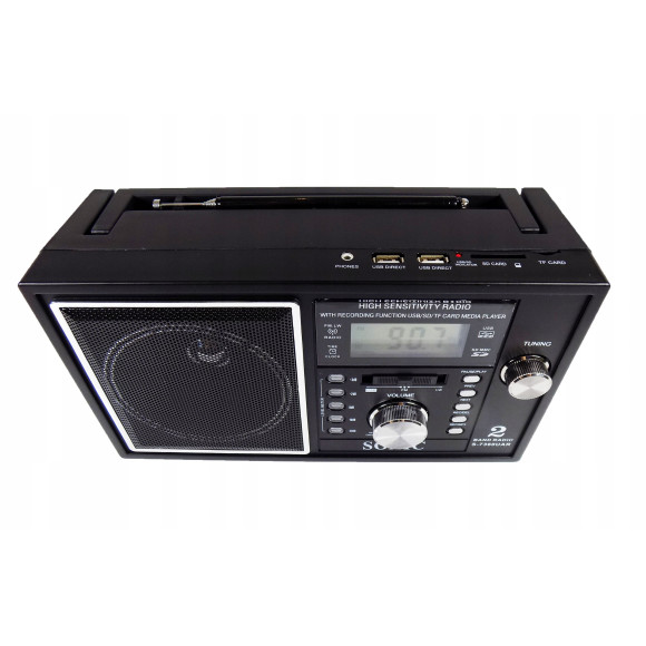 Radiobudzik sieciowo-bateryjne AM, FM Sonic CR-3155