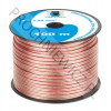 Kabel głośnikowy przezroczysty CCA 2x2,5 mm² 100m