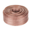 Kabel głośnikowy przezroczysty CCA 2x2,5 mm² 100m