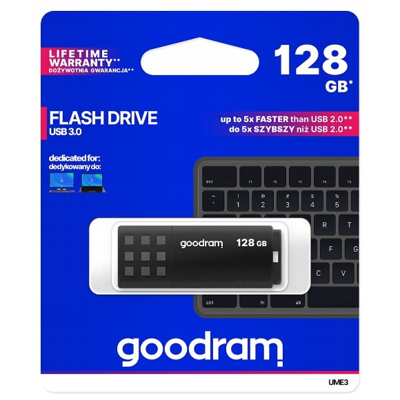 Pendrive GOODRAM USB 3.0 128GB czarny