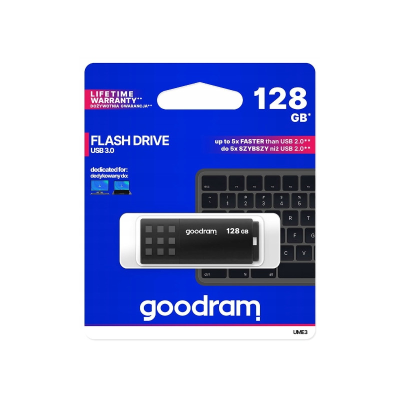 Pendrive GOODRAM USB 3.0 128GB czarny