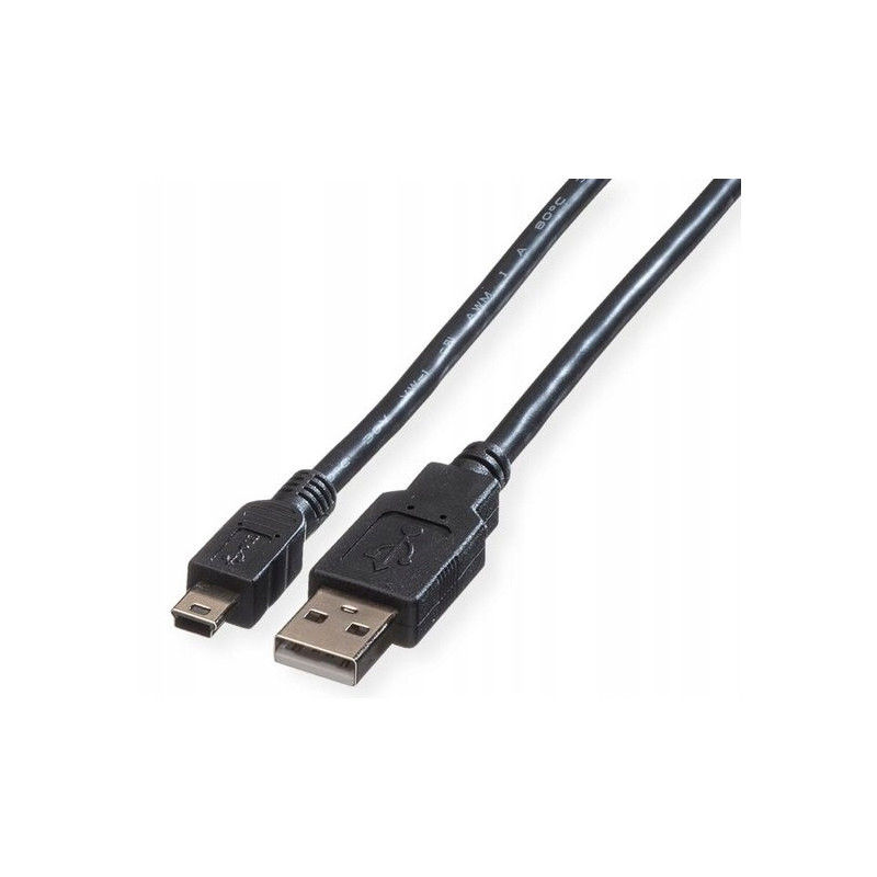 Kabel wtyk USB - wtyk mini USB 2m 2szt