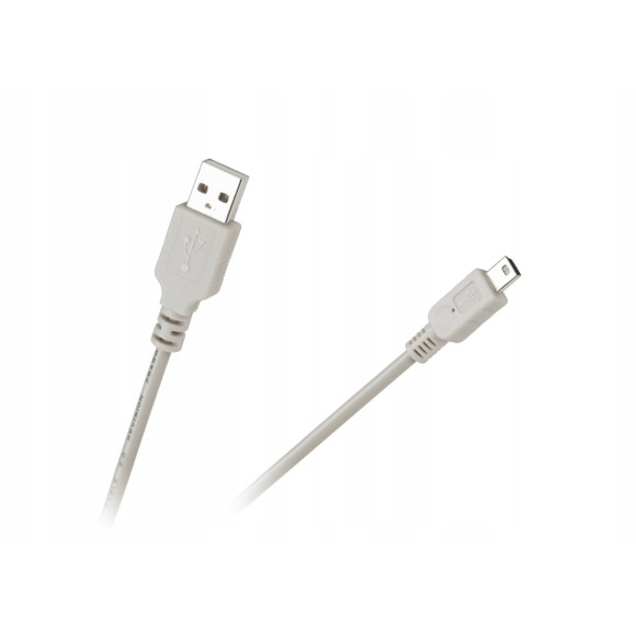 Kabel wtyk USB - wtyk mini USB 2m 2szt