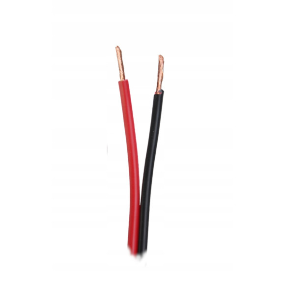 Kabel głośnikowy czerwono-czarny CCA 2x1,5mm² 100m