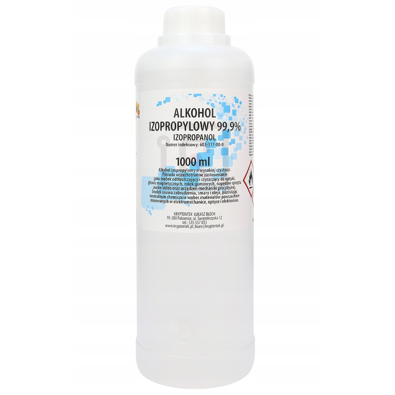 Alkohol izopropylowy 99,9% 1l 1000ml