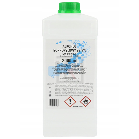 Alkohol izopropylowy 99,9% 2l 2000ml