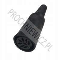 Gniazdo 8-DIN do lutowania na przewód 2szt