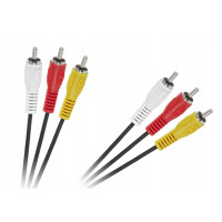Kabel 3x RCA - 3x RCA 1,5m 2szt