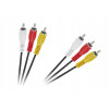 Kabel 3x RCA - 3x RCA 1,5m 2szt