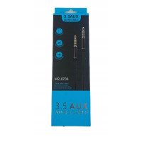 Kabel AUX Jack 3.5 - Jack 3.5 4pol plecionka 1m HQ