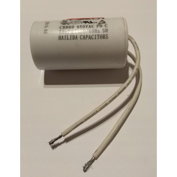 Kondensator 7,5uF 450V do silników jednofazowych