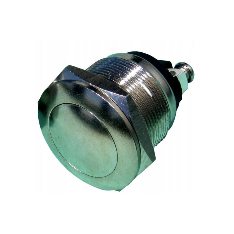 Przełącznik metalowy wypukły PBS-28B Push-On 1szt