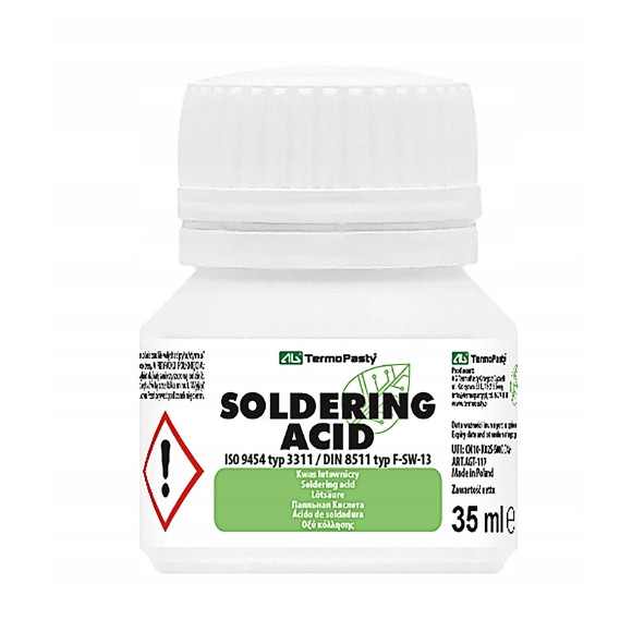 Kwas lutowniczy AG TermoPasty ART. AGT-117 35ml 2szt