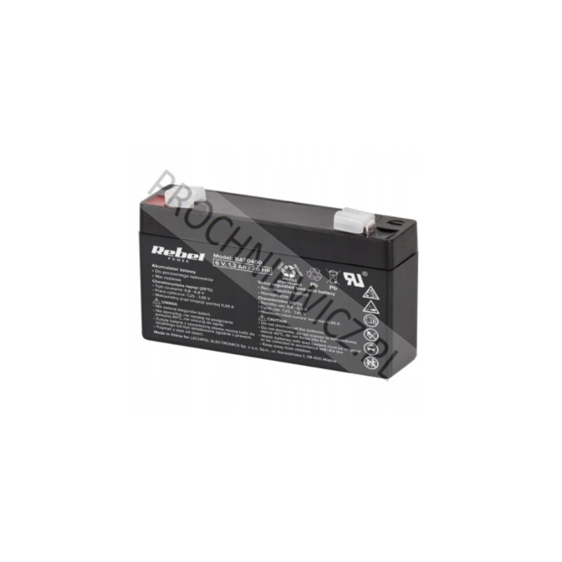 Akumulator żelowy 6V 1.3Ah