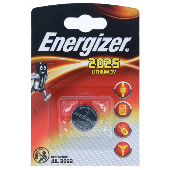 Bateria litowa Energizer CR2025 2szt