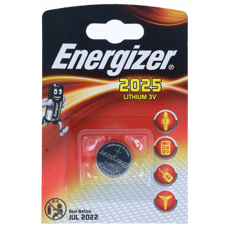 Bateria litowa Energizer CR2025 2szt