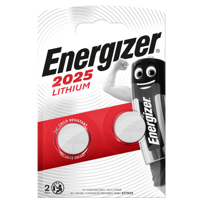 Bateria litowa Energizer CR2025 2szt