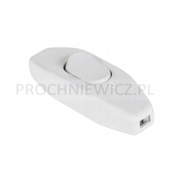 Złącze przełącznik przelotowy biały 2,5A/250V 3szt