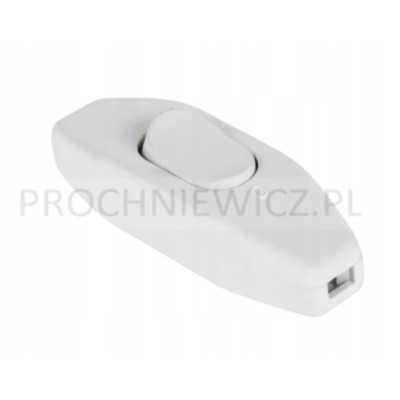 Złącze przełącznik przelotowy biały 2,5A/250V 3szt