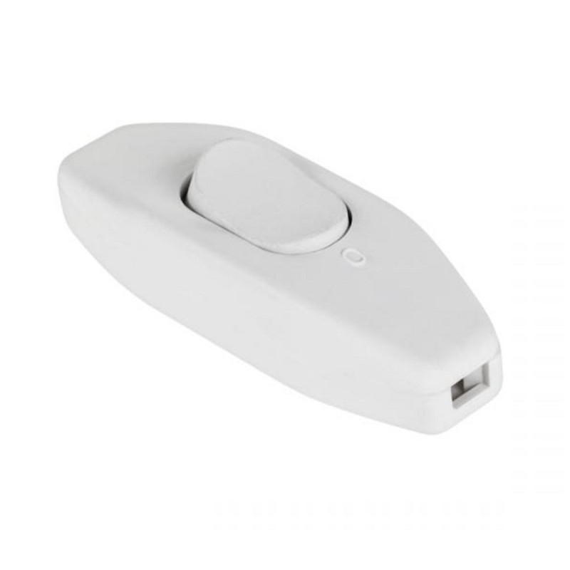 Złącze przełącznik przelotowy biały 2,5A/250V 3szt