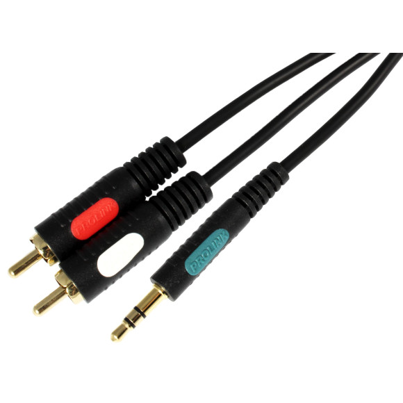 Kabel Prolink Classic 2RCA- Jack 3,5mm 10m