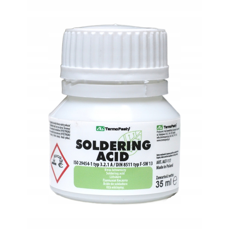 Kwas lutowniczy AG TermoPasty ART. AGT-117 35ml 2szt