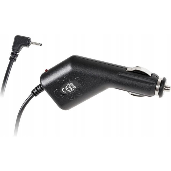 Ładowarka samochodowa do zapalniczki 9V/2A z wtyczką 2,5x0,7x10mm