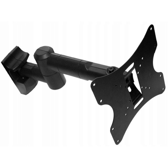 Uchwyt TV do ściany 13" - 42" czarny