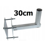 Maszt balkonowy czołowy 30cm z podwójną blachą