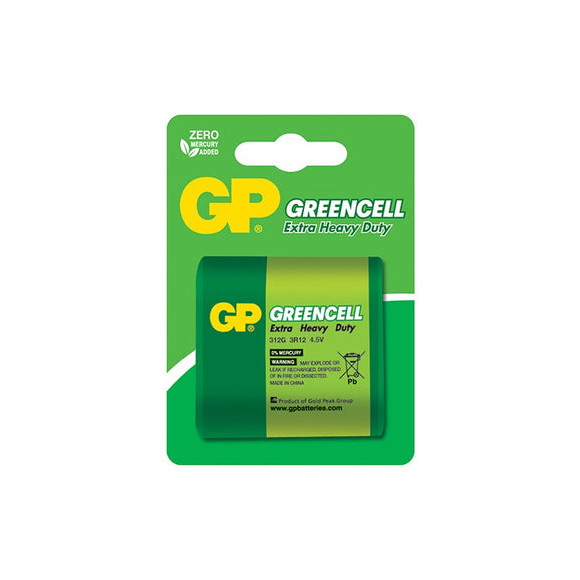 bateria płaska cynkowo-węglowa GP B (R12) 2szt