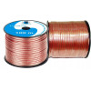 Kabel głośnikowy przezroczysty CCA 2x1,5mm² 100m