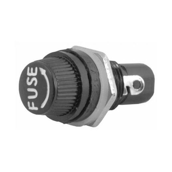 Gniazdo oprawa bezpiecznika szklanego 20mm FUSE 4szt