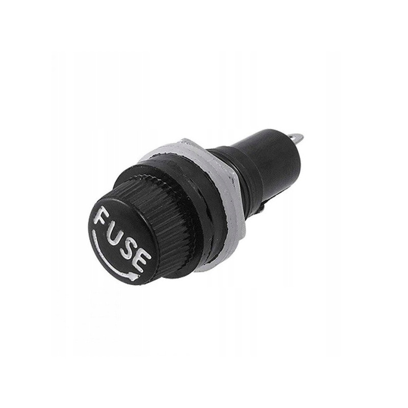Gniazdo oprawa bezpiecznika szklanego 20mm FUSE 4szt