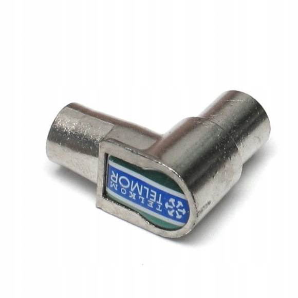 Wtyk antenowy kątowy Telmor WKW-506 2szt