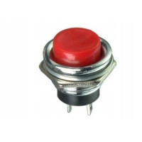Przycisk mono czerwony przykręcany do obudowy 2szt