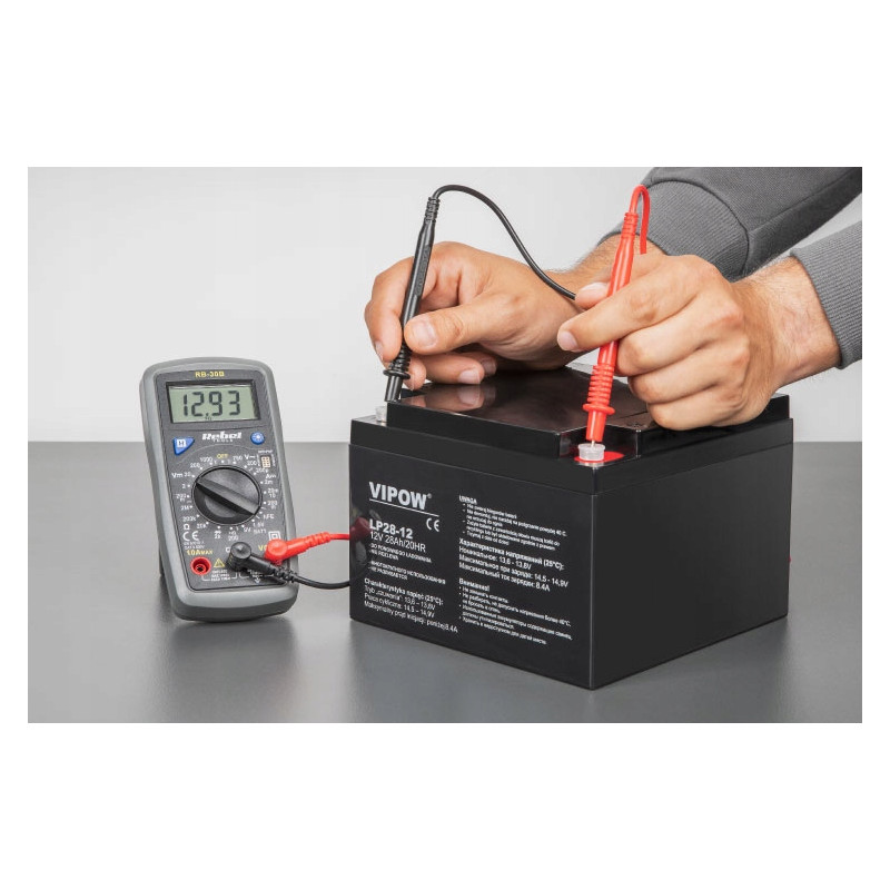 Akumulator żelowy VIPOW 12V 2.2Ah