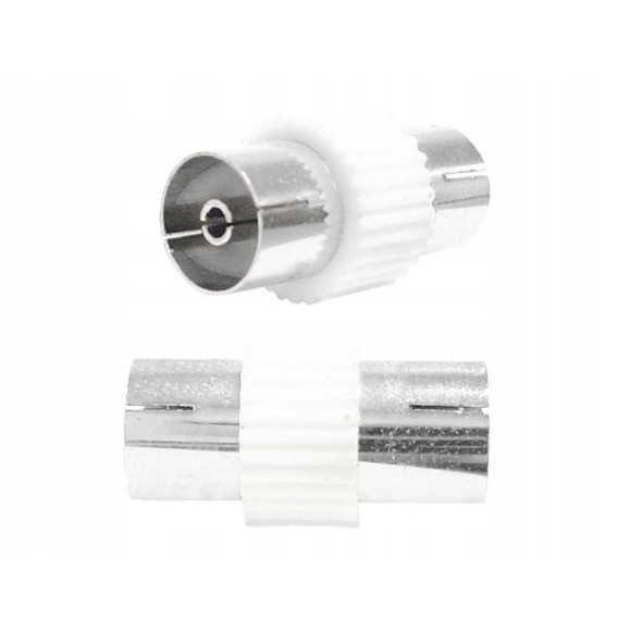 Przejściówka adapter 2x gniazdo ant TV 2szt