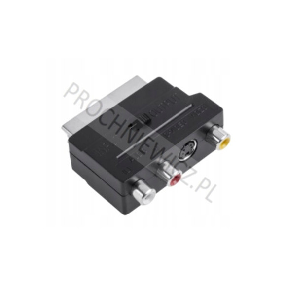 Złącze Euro S-18 3xGN.RCA+SVHS+prz. 1szt