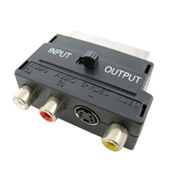 Złącze Euro S-18 3xGN.RCA+SVHS+prz. 1szt