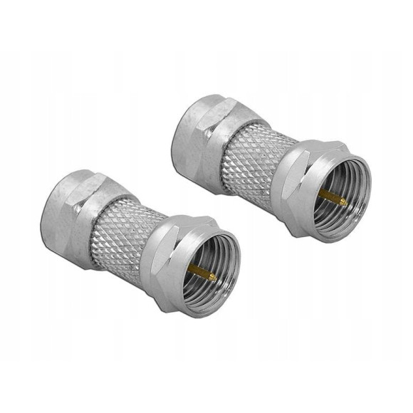 Przejściówka adapter wtyk F - Wtyk F 3szt.